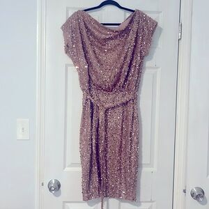 Rose Gold Sequin Dress